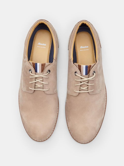 Chaussures à lacets en Nubuck confortables  BATA - Kiabi