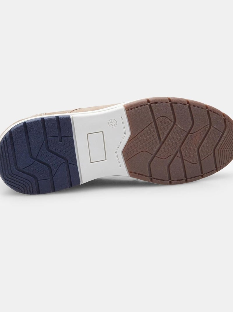 Chaussures à lacets en Nubuck confortables  BATA Beige - Kiabi