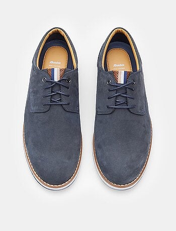 Chaussures à lacets en Nubuck confortables BATA
