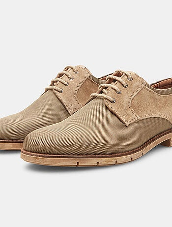 Chaussures à lacets Flexible en cuir velours BATA