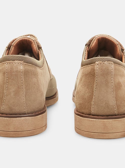 Chaussures à lacets Flexible en cuir velours BATA - Kiabi