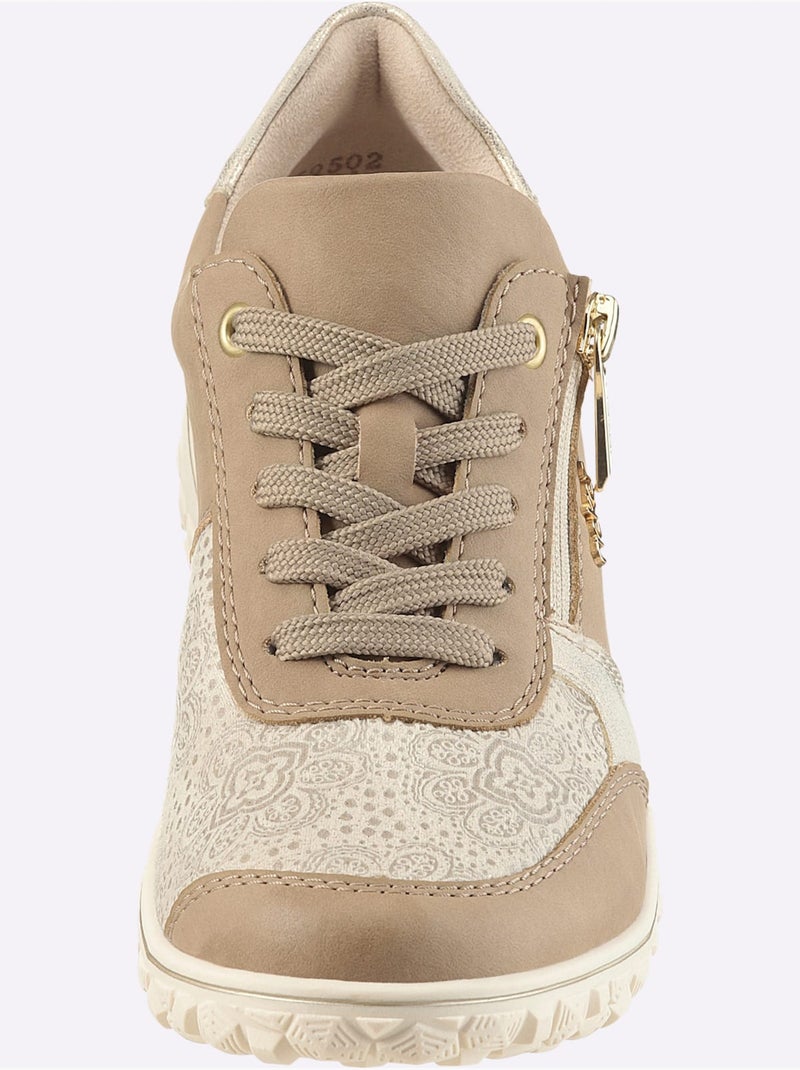 Chaussures à Lacets Largeur Pied Fort - Taille Standard - Witt Beige - Kiabi