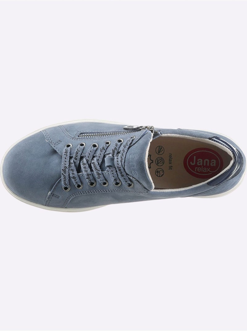 Chaussures à Lacets Largeur Pied Fort - Taille Standard - Witt Bleu jean - Kiabi