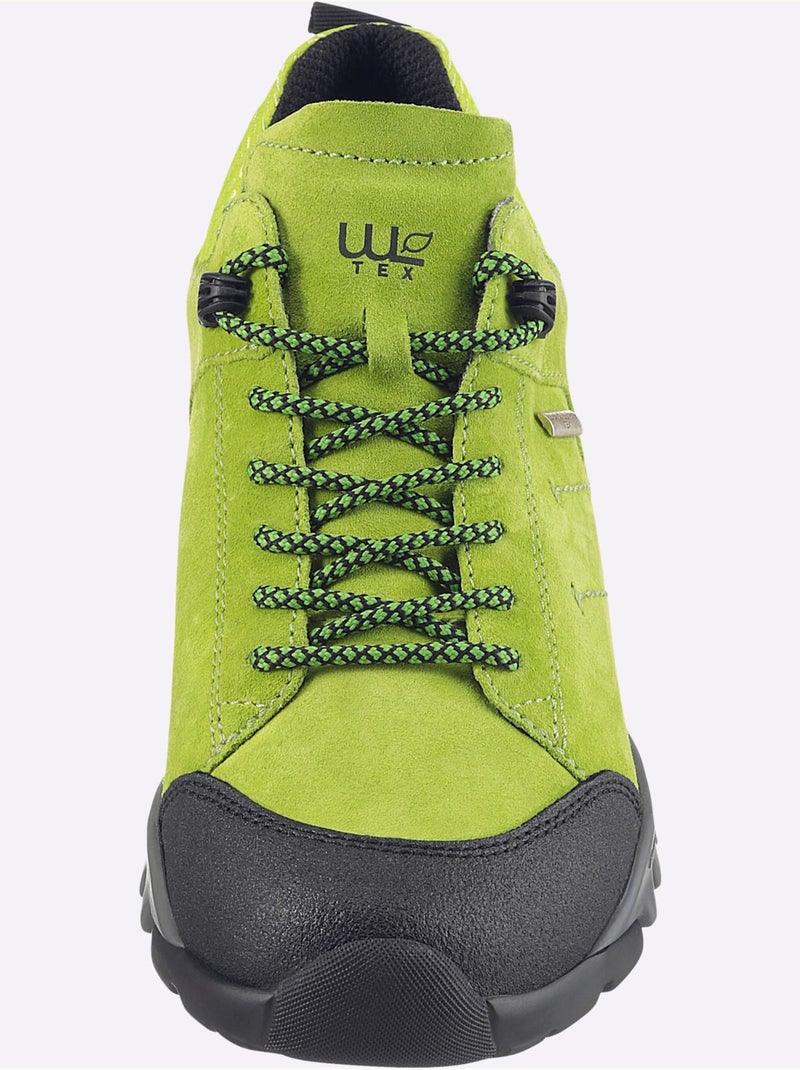 Chaussures à lacets largeur pied fort - taille standard - witt Jaune/Vert - Kiabi