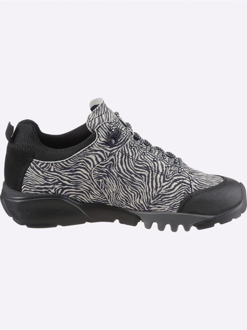 Chaussures à lacets largeur pied fort - taille standard - witt Noir Noir Noir - Kiabi