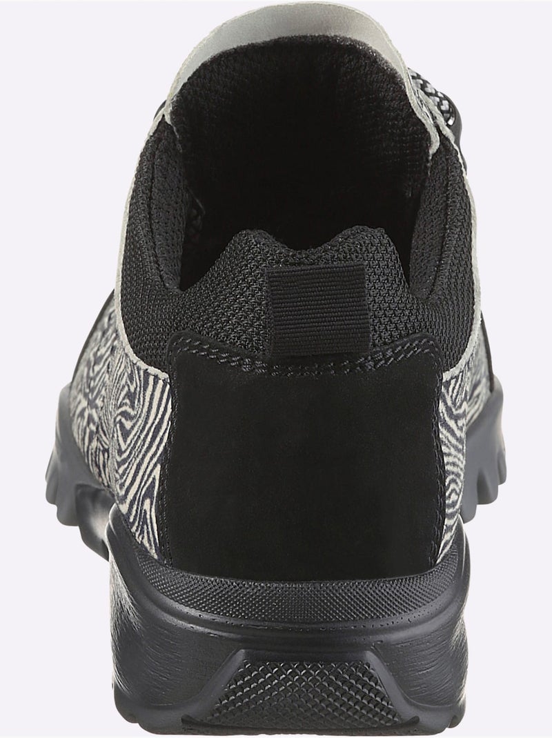 Chaussures à lacets largeur pied fort - taille standard - witt Noir Noir Noir - Kiabi
