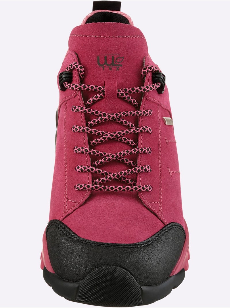 Chaussures à lacets largeur pied fort - taille standard - witt Rose fushia - Kiabi