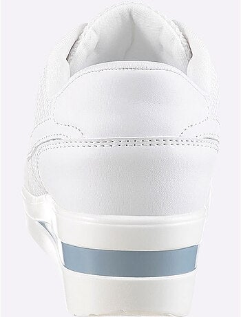 Chaussures à Lacets Superbe Mélange De Matières - Taille Standard - Helline