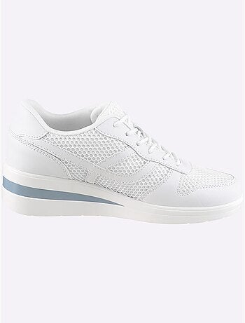 Chaussures à Lacets Superbe Mélange De Matières - Taille Standard - Helline