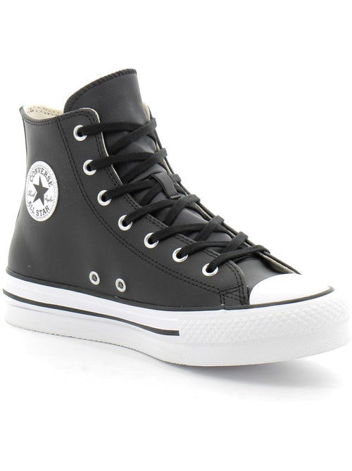Chaussures à Plateforme Montante en Cuir Pour Enfant Chuck Taylor All Star Lift Platform Leather - Kiabi Chaussures à Plateforme Montante en Cuir Pour Enfant Chuck Taylor All Star Lift Platform Leather - Kiabi