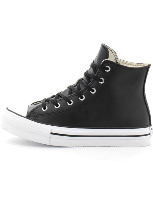 Chaussures à Plateforme Montante en Cuir Pour Enfant Chuck Taylor All Star Lift Platform Leather - Kiabi Chaussures à Plateforme Montante en Cuir Pour Enfant Chuck Taylor All Star Lift Platform Leather - Kiabi