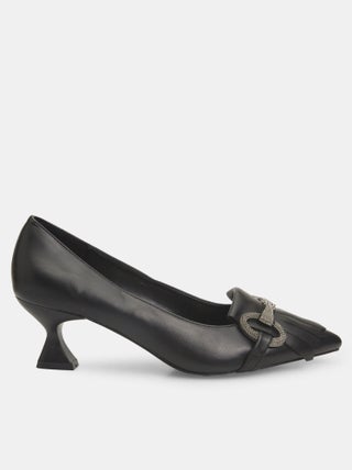 Chaussures à talons avec talon midi et barrette BATA