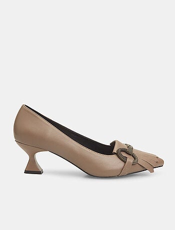 Chaussures à talons avec talon midi et barrette BATA