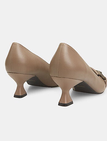 Chaussures à talons avec talon midi et barrette BATA