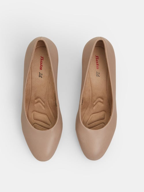 Chaussures à talons Bata 24H en cuir - Kiabi
