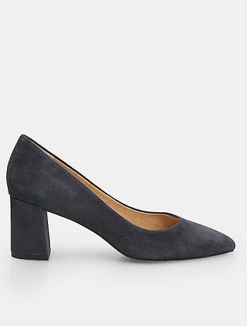 Chaussures à talons Bata 24H en cuir velours