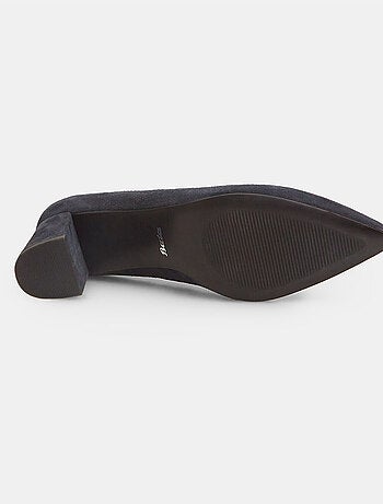 Chaussures à talons Bata 24H en cuir velours