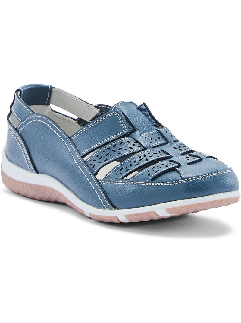 Chaussures ajourées élastiquées - PEDICONFORT Bleu - Kiabi