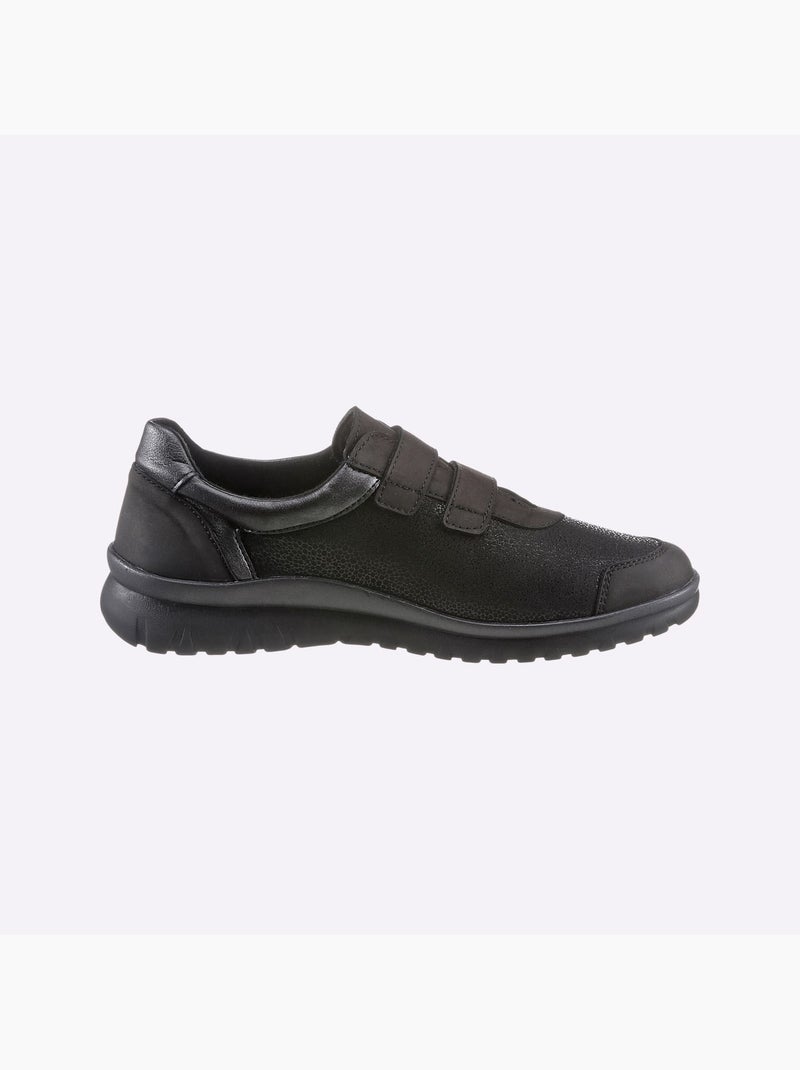 Chaussures auto-agrippantes avec finitions en cuir et semelle souple - taille standard - witt Noir - Kiabi