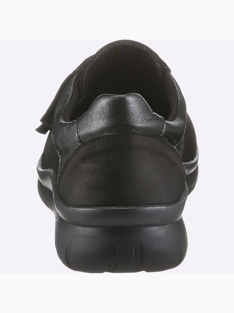 Chaussures auto-agrippantes avec finitions en cuir et semelle souple - taille standard - witt Noir - Kiabi