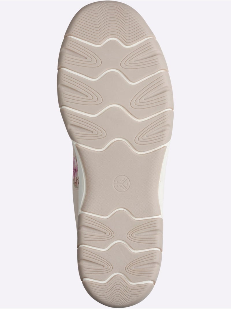 Chaussures auto-agrippantes avec semelle en caoutchouc et doublure textile - Taille standard - Witt Beige - Kiabi