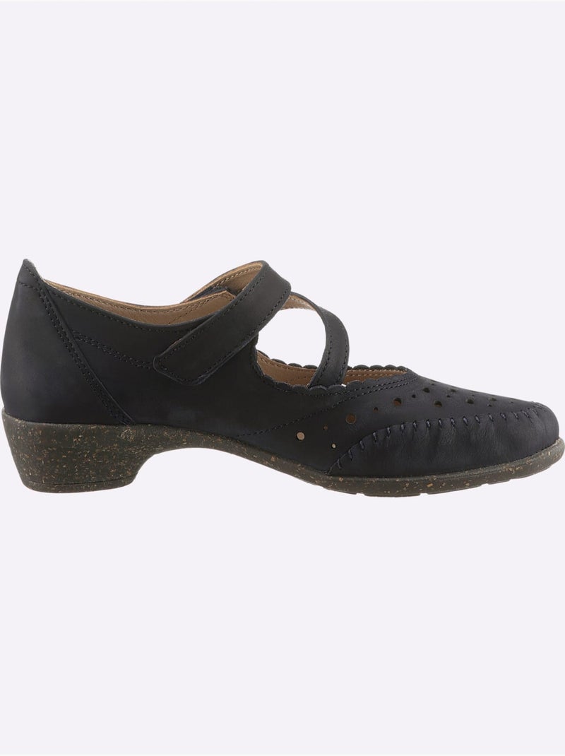 Chaussures Auto-agrippantes Largeur Pied Fort - Taille Standard - Witt Bleu marine - Kiabi