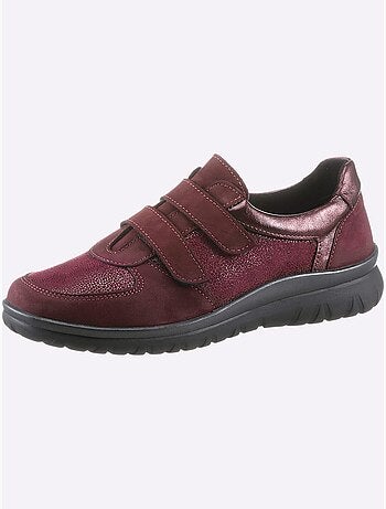 Chaussures auto-agrippantes avec finitions en cuir et semelle souple - taille standard - witt