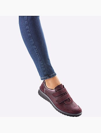 Chaussures auto-agrippantes avec finitions en cuir et semelle souple - taille standard - witt