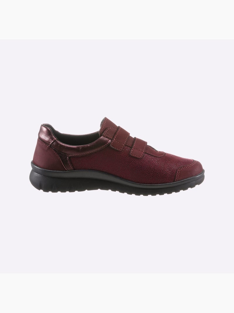 Chaussures auto-agrippantes largeur pied fort - taille standard - witt Bordeaux - Kiabi