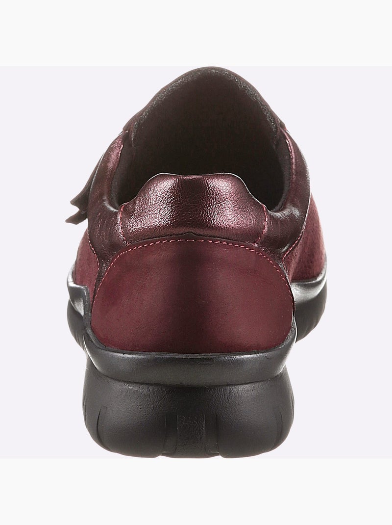 Chaussures auto-agrippantes largeur pied fort - taille standard - witt Bordeaux - Kiabi