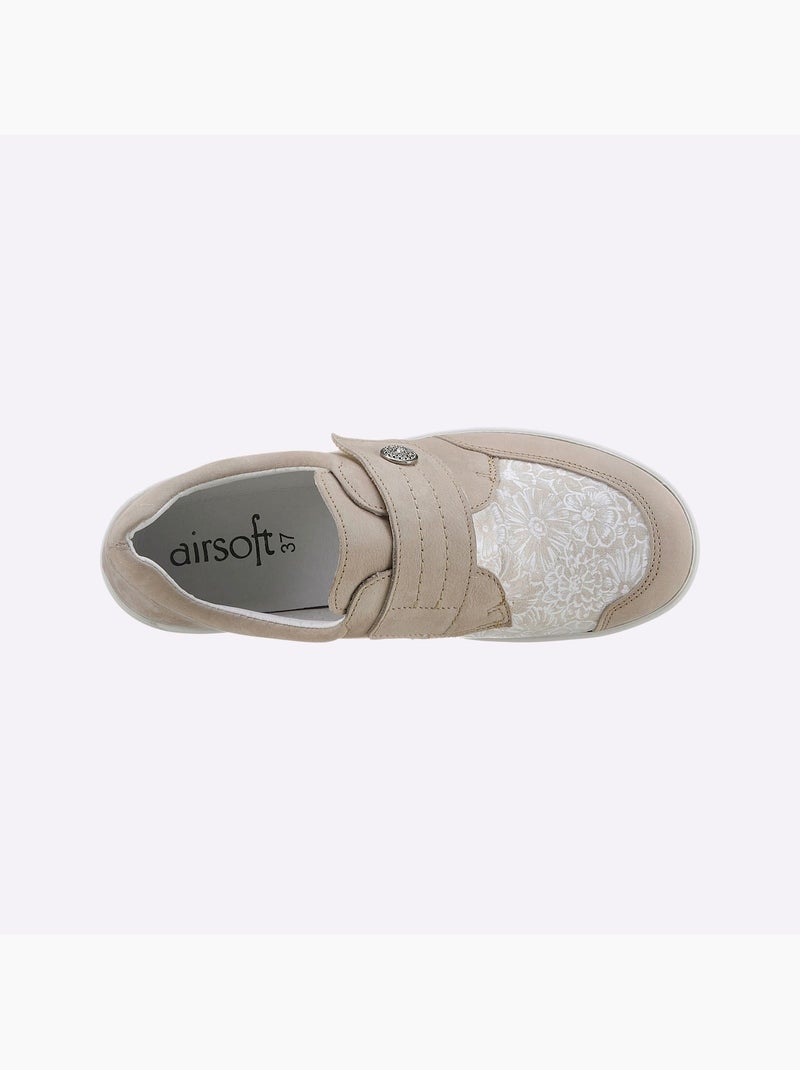 Chaussures auto-agrippantes largeurs h* et k* - taille standard - witt Beige - Kiabi