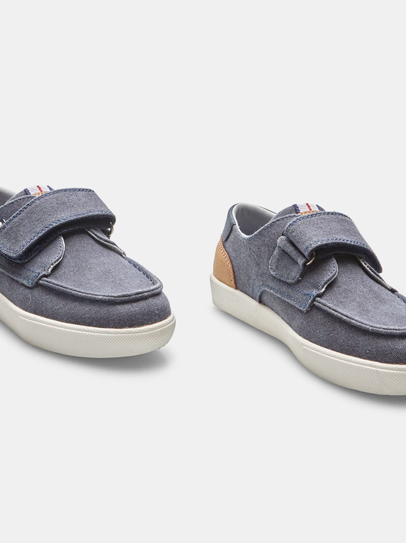 Chaussures avec bande velcro BATA Bleu - Kiabi