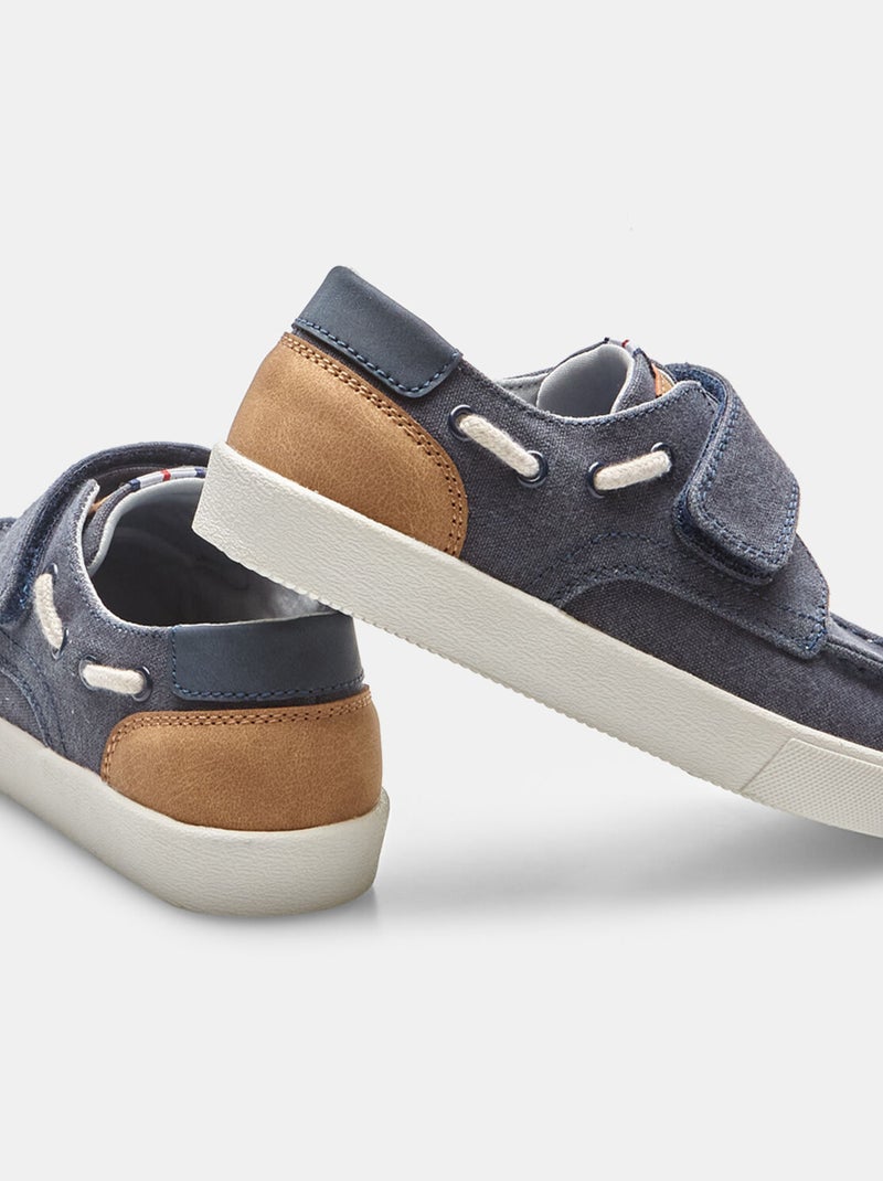 Chaussures avec bande velcro BATA Bleu - Kiabi