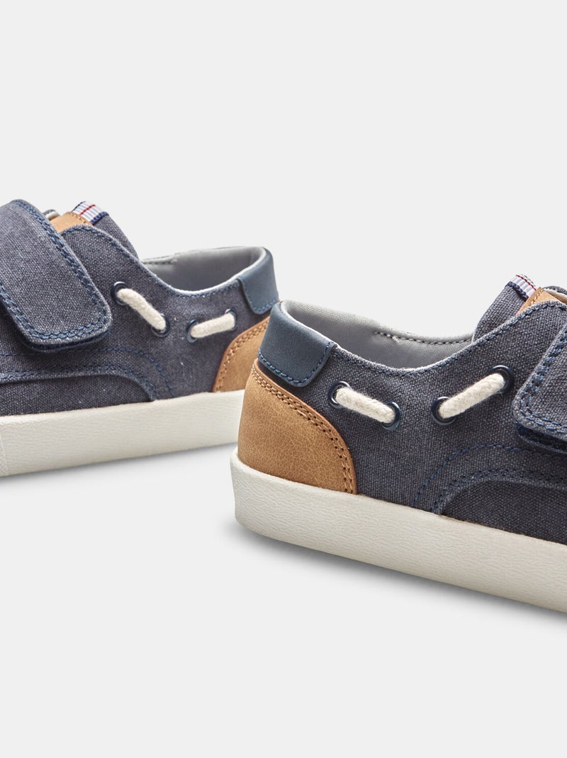 Chaussures avec bande velcro BATA Bleu - Kiabi