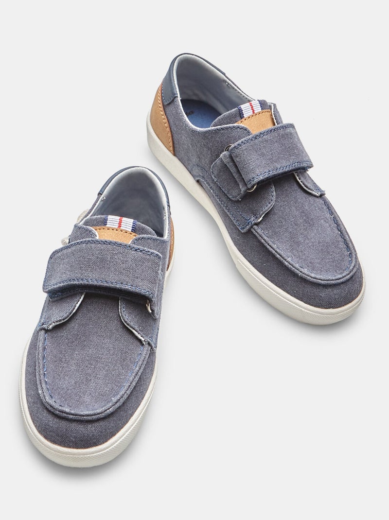 Chaussures avec bande velcro BATA Bleu - Kiabi
