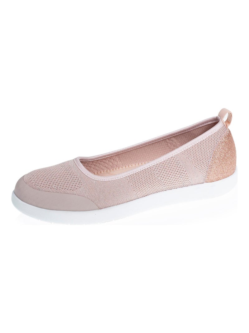 Chaussures Ballerines Rose clair - Kiabi