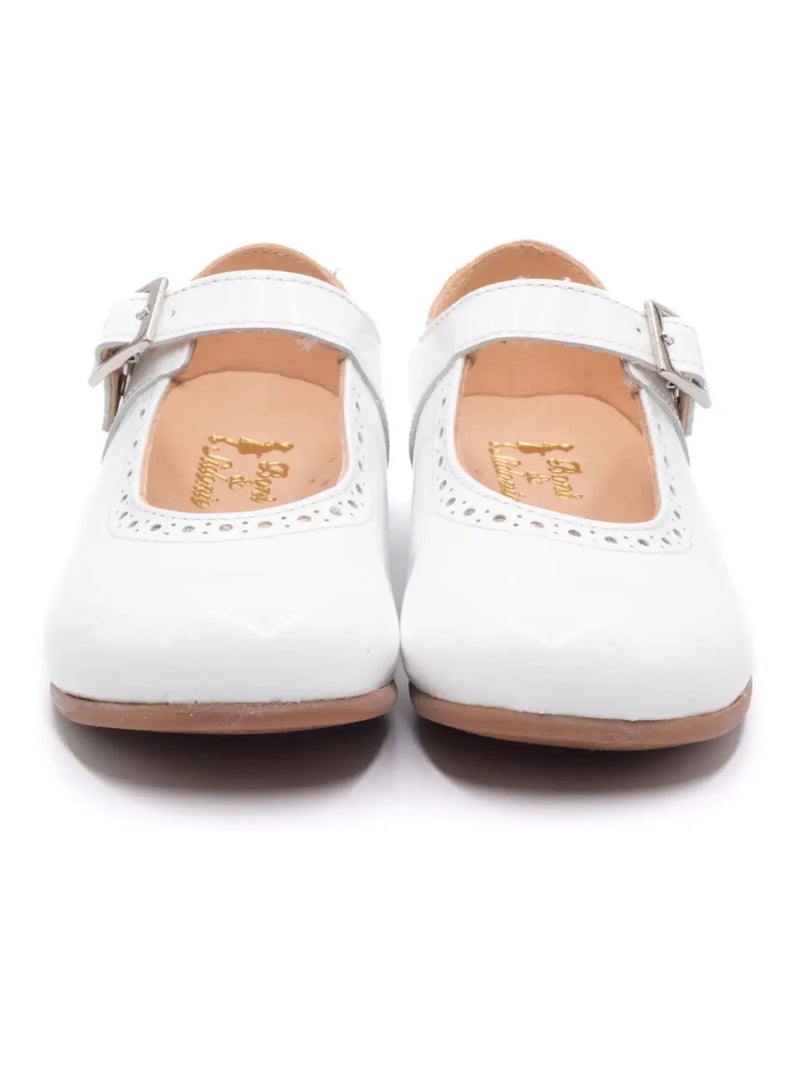 Chaussures Bapteme Fille - Boni mini Anaïs Blanc - Kiabi