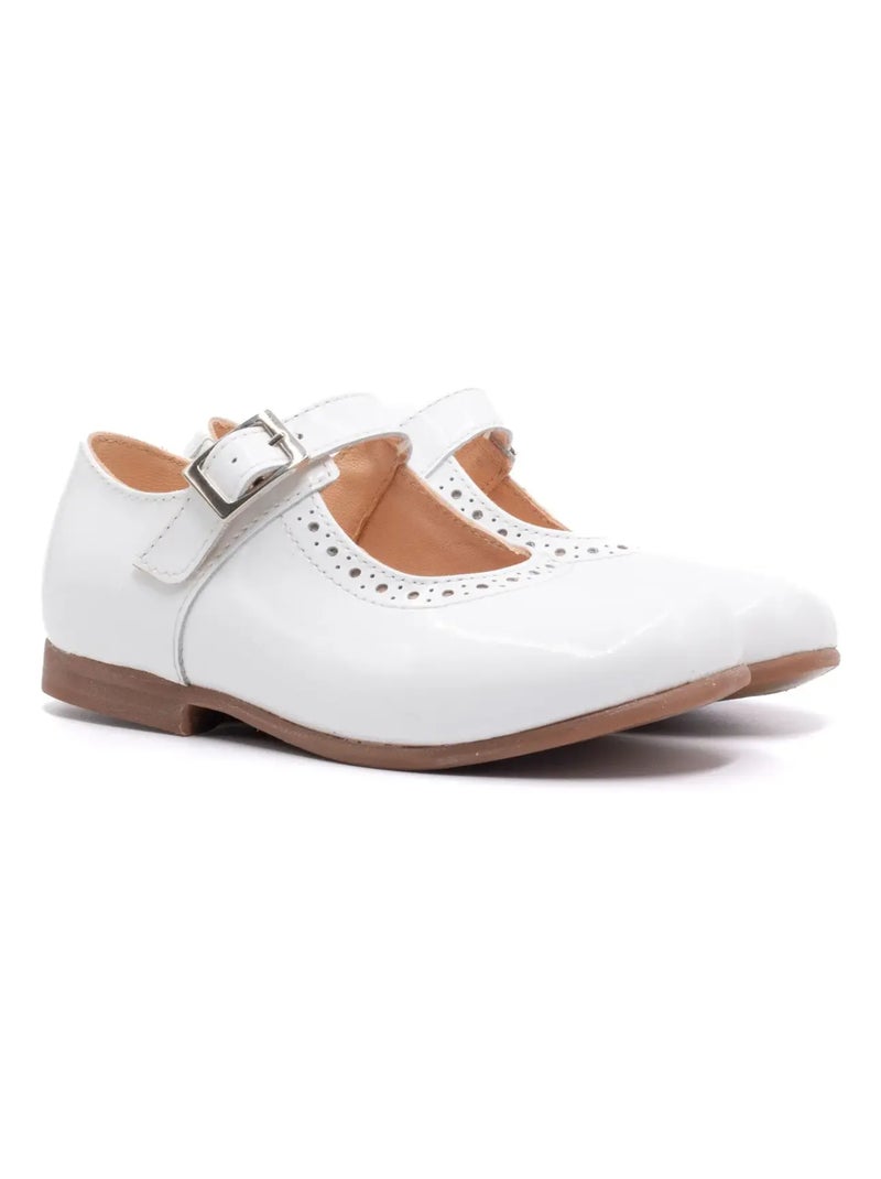 Chaussures Bapteme Fille - Boni mini Anaïs Blanc - Kiabi
