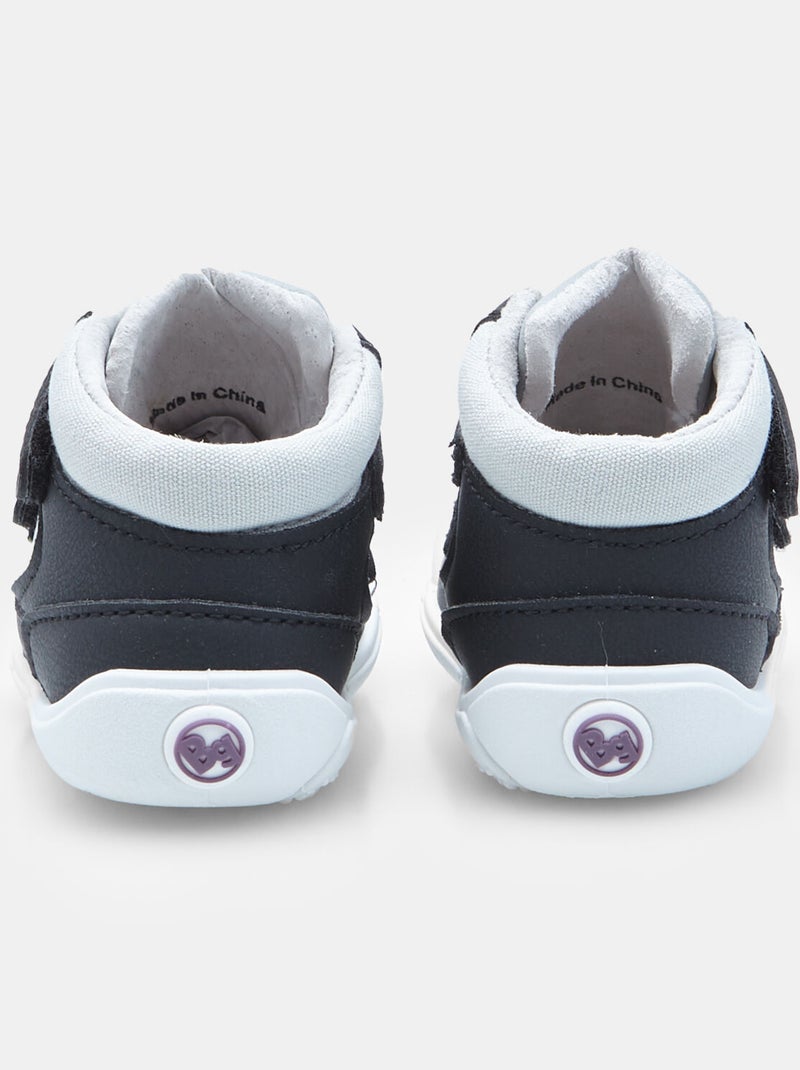 Chaussures barefoot Pre-Walking Bubblegummers pour enfants Noir - Kiabi
