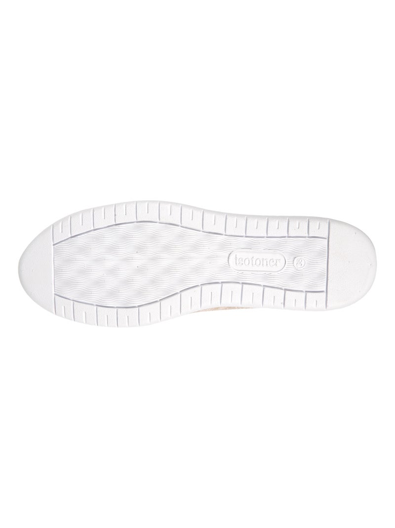 Chaussures Baskets slip-on Beige - Kiabi