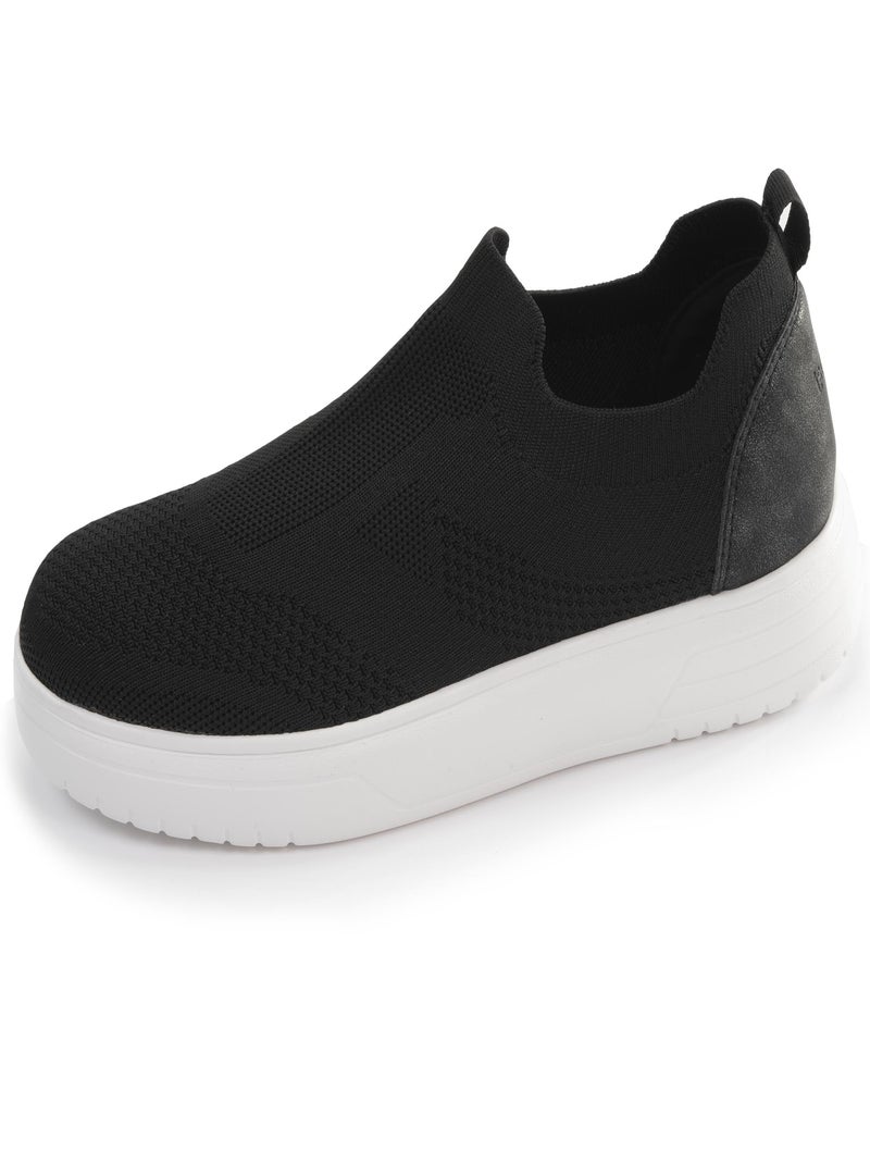Chaussures Baskets très confortables, et faciles a enfiler Noir - Kiabi