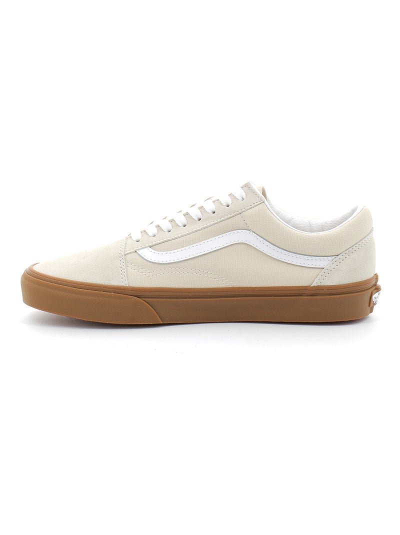 Chaussures Basses à Lacets Pour Adulte Old Skool Beige - Kiabi