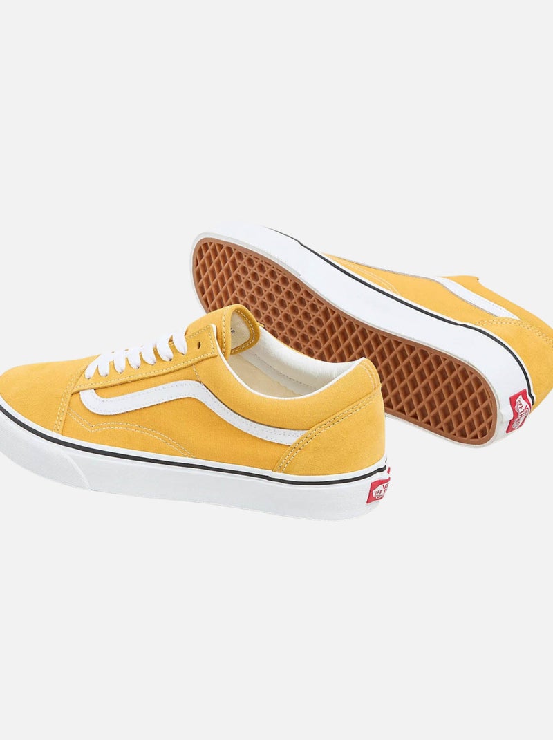 Chaussures Basses à Lacets Pour Adulte Old Skool Doré/or - Kiabi