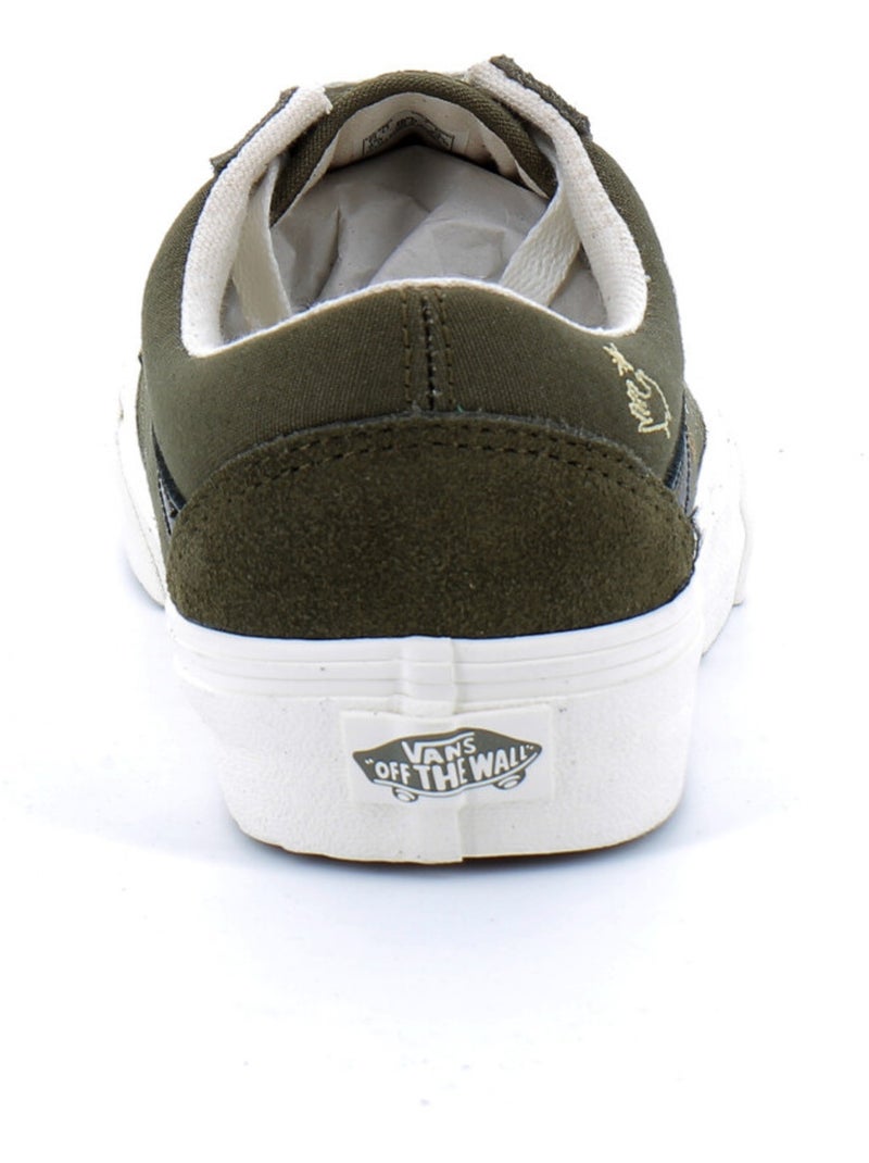 Chaussures Basses à Lacets Pour Femme Old Skool Kaki - Kiabi