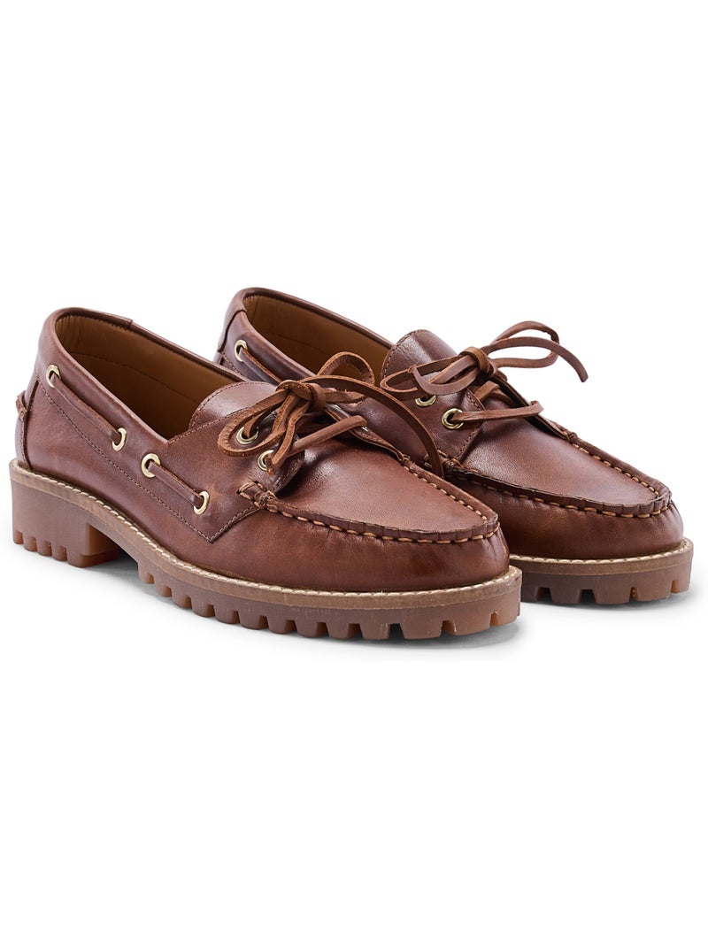 Chaussures bateau femme - PEDICONFORT Marron - Kiabi