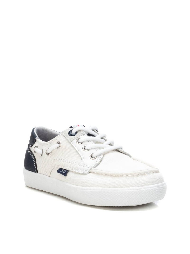 Chaussures bateau garçons Blanc - Kiabi