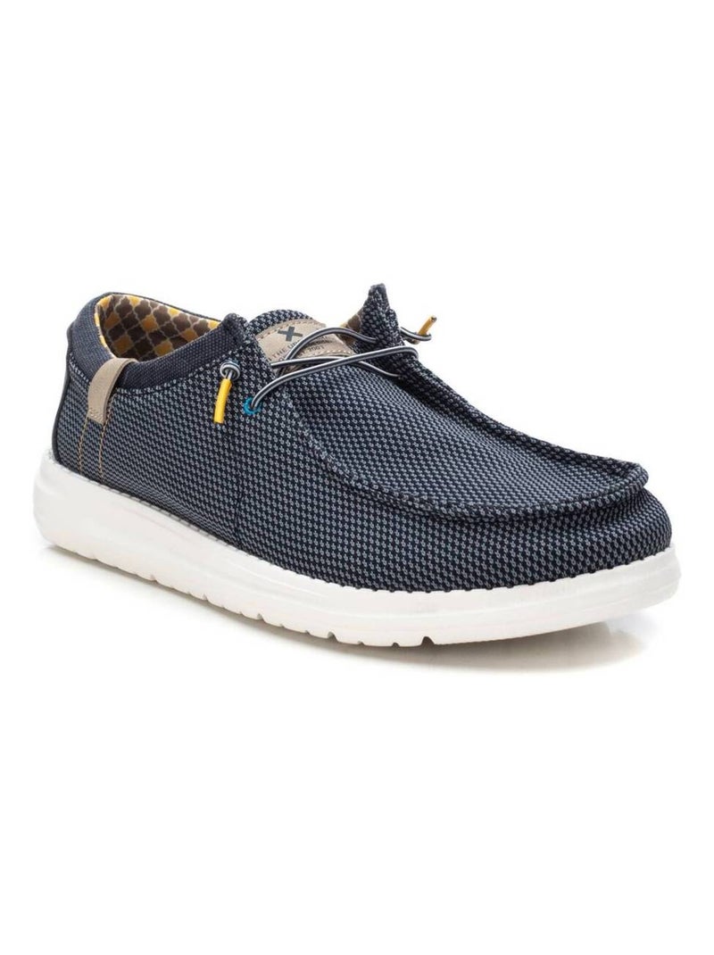 Chaussures bateau homme à lacets Bleu - Kiabi