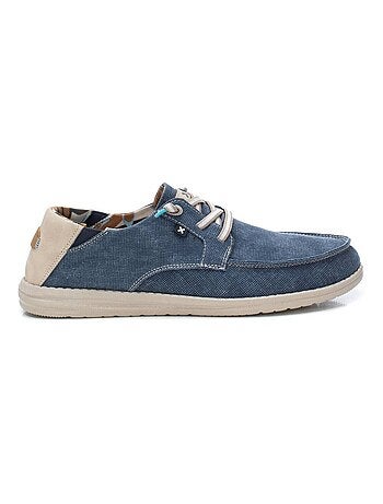 Chaussures bateau homme à lacets