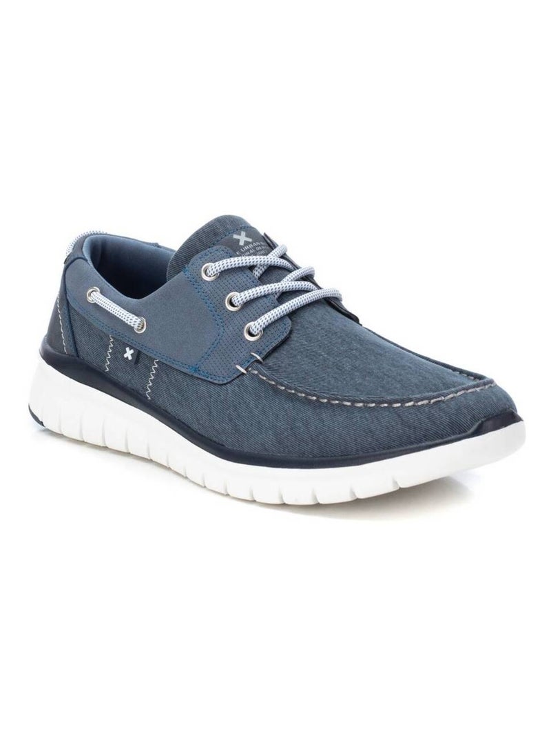 Chaussures bateau homme à lacets Bleu - Kiabi