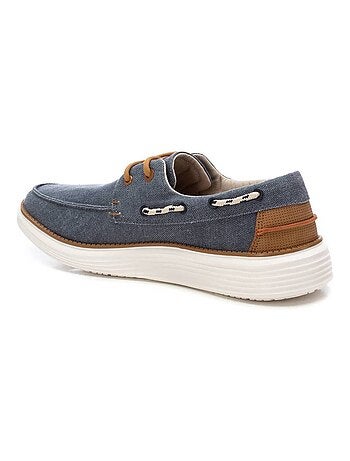 Chaussures bateau homme en toile